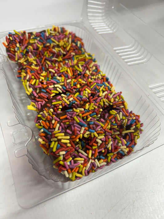Large Pretzel with Dye Free Sprinkles